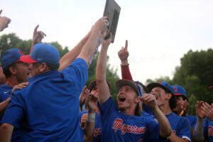 Milik throws 6 strong innings and drives in 2 as Morgantown beats Bridgeport to claim regional championship
